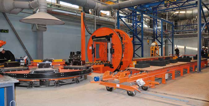 Для кокильного литья используются новейшие разработки: столы с наклоном во всех плоскостях и электрическим приводом вместо гидравлики